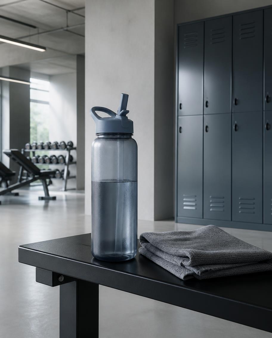Training routine — MarketSculpt bottle in use